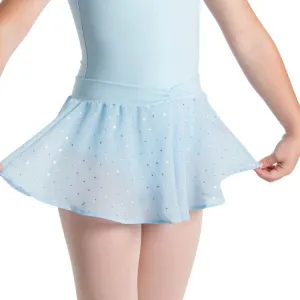 A55161G - Bloch Olesia Sequin Spotted Girls Skirt
