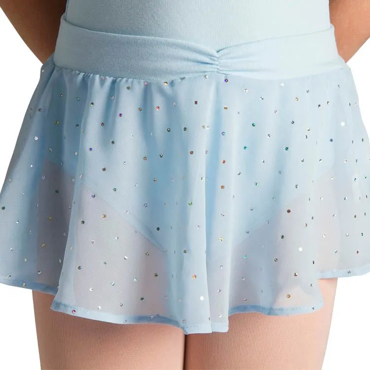 A55161G - Bloch Olesia Sequin Spotted Girls Skirt