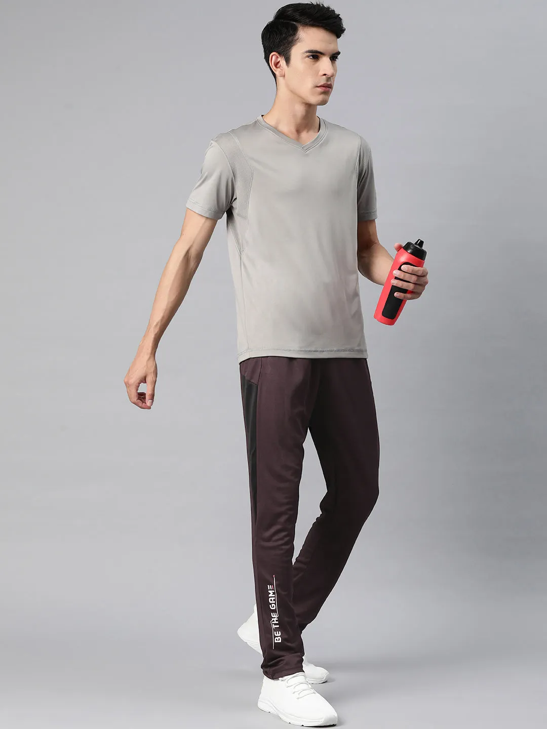 Alcis Men Typography Printed Slim Fit Track Pants