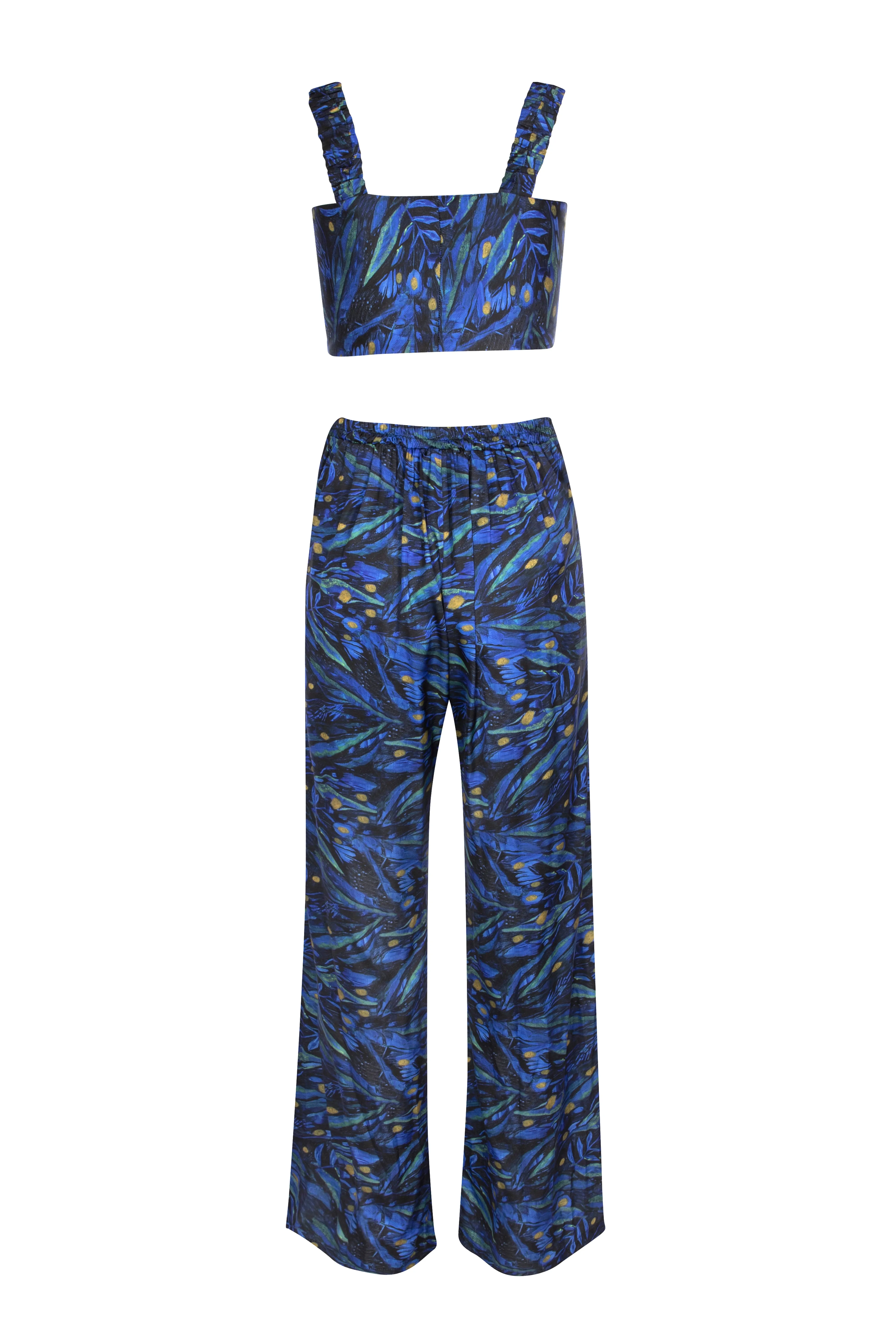 Amy Ayanda Hidden Blooms - Corsica Pants