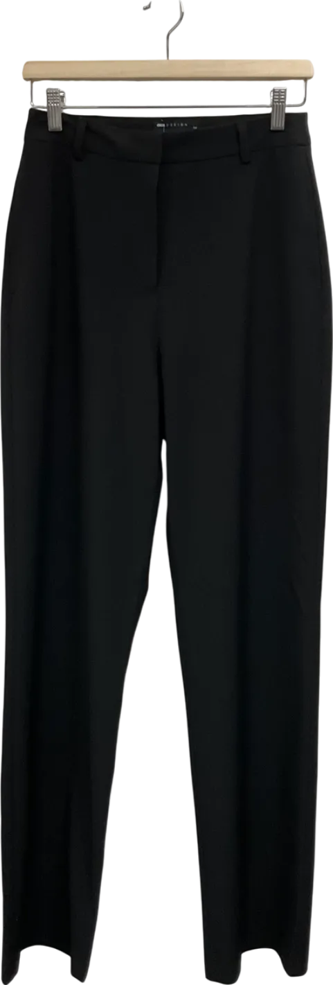ASOS Black Tall Straight Leg Trousers UK 8