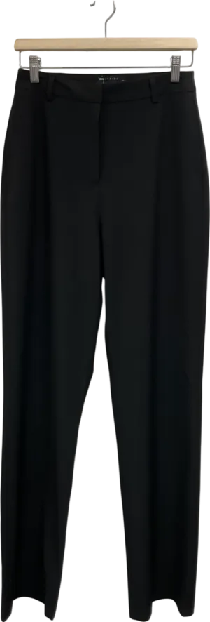 ASOS Black Tall Straight Leg Trousers UK 8