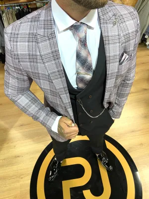 Bowie - Lilac/Blue 3 Piece Suit