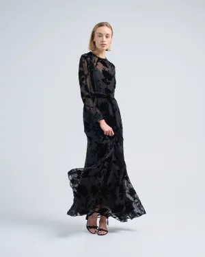 burnout sheath dress