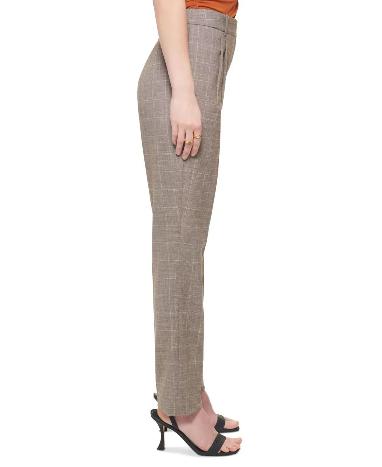 Calvin Klein Womens Petite Straight-Leg Modern Fit Pants T24P936B