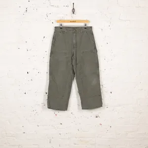 Carhartt Original Dungaree Fit Double Knee Work Pants -Green - M