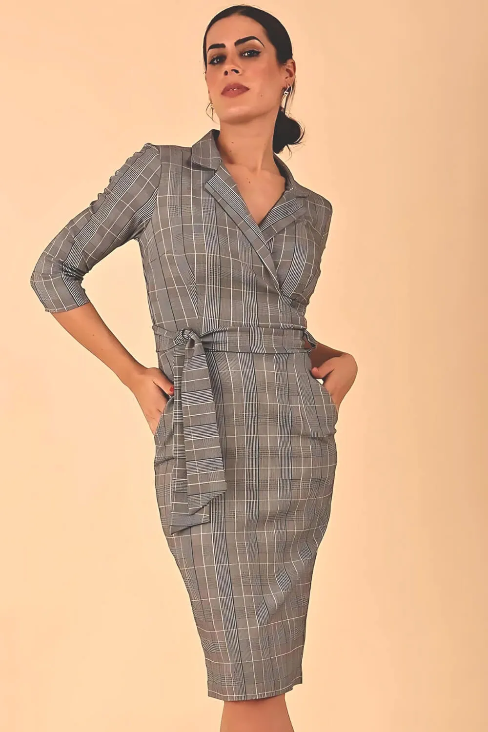 Colette Check Dress