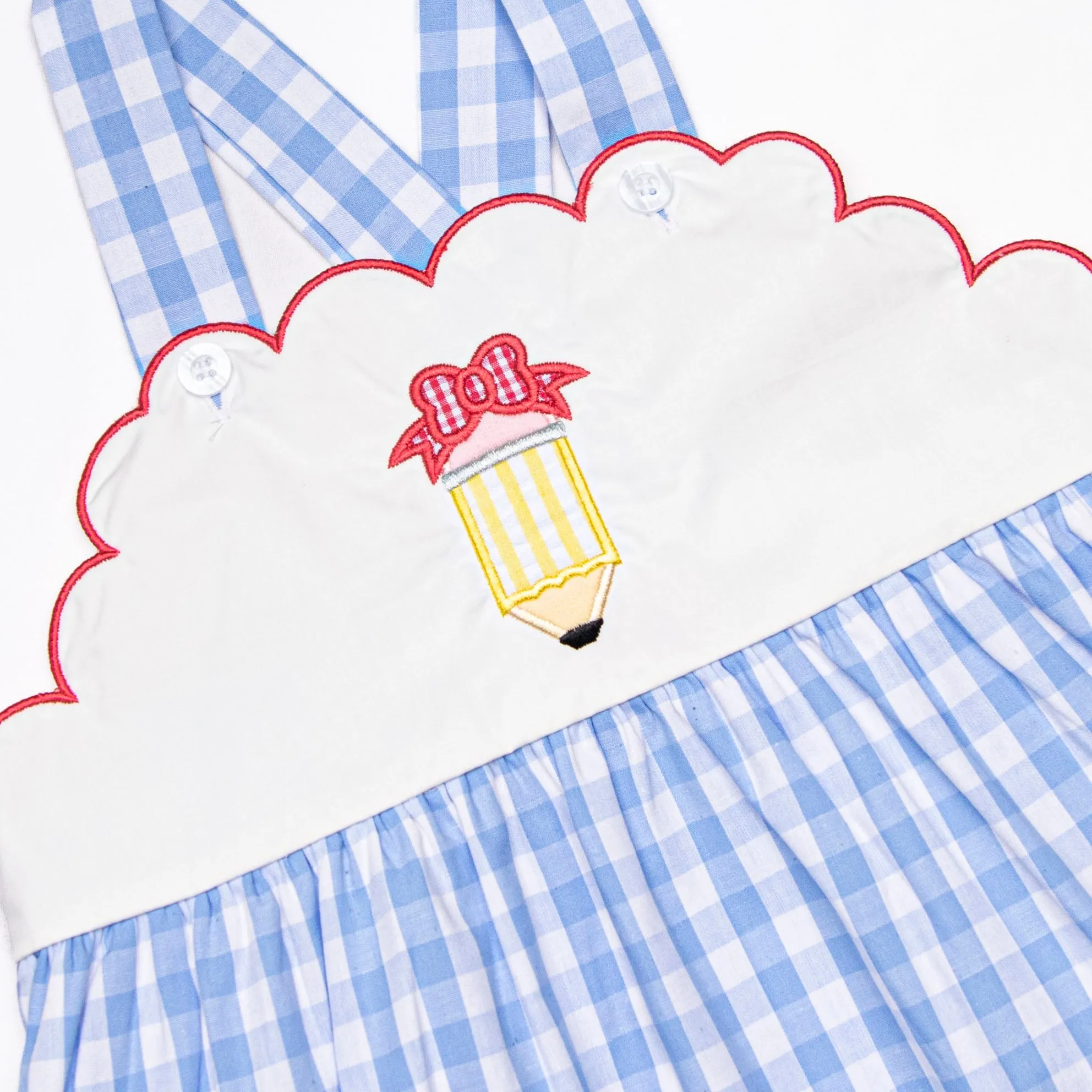 Composition Cutie Applique Dress, Blue