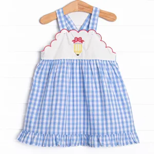 Composition Cutie Applique Dress, Blue