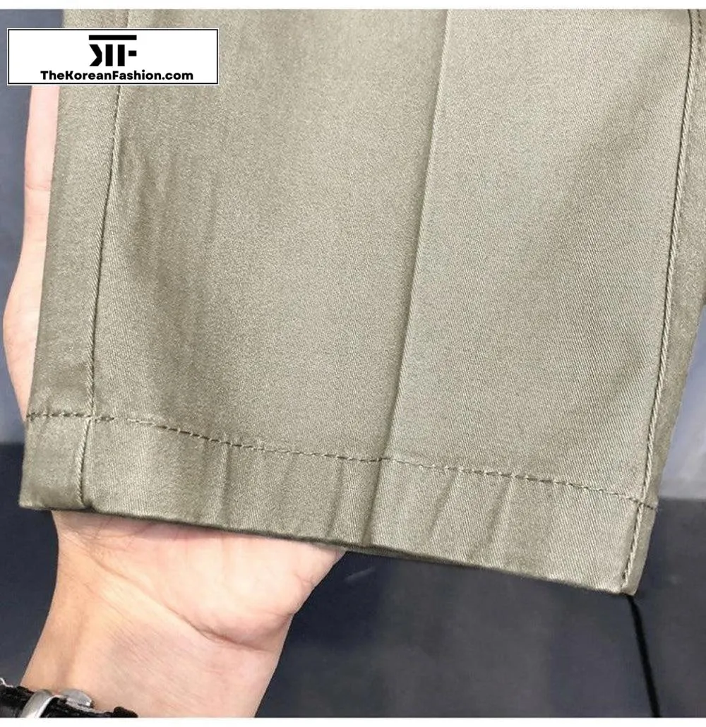 Cotton Slim Feet Pants