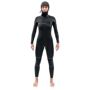 Dakine 5/4Mm Cyclone Hooded Women'S Wetsuit - Zip Free