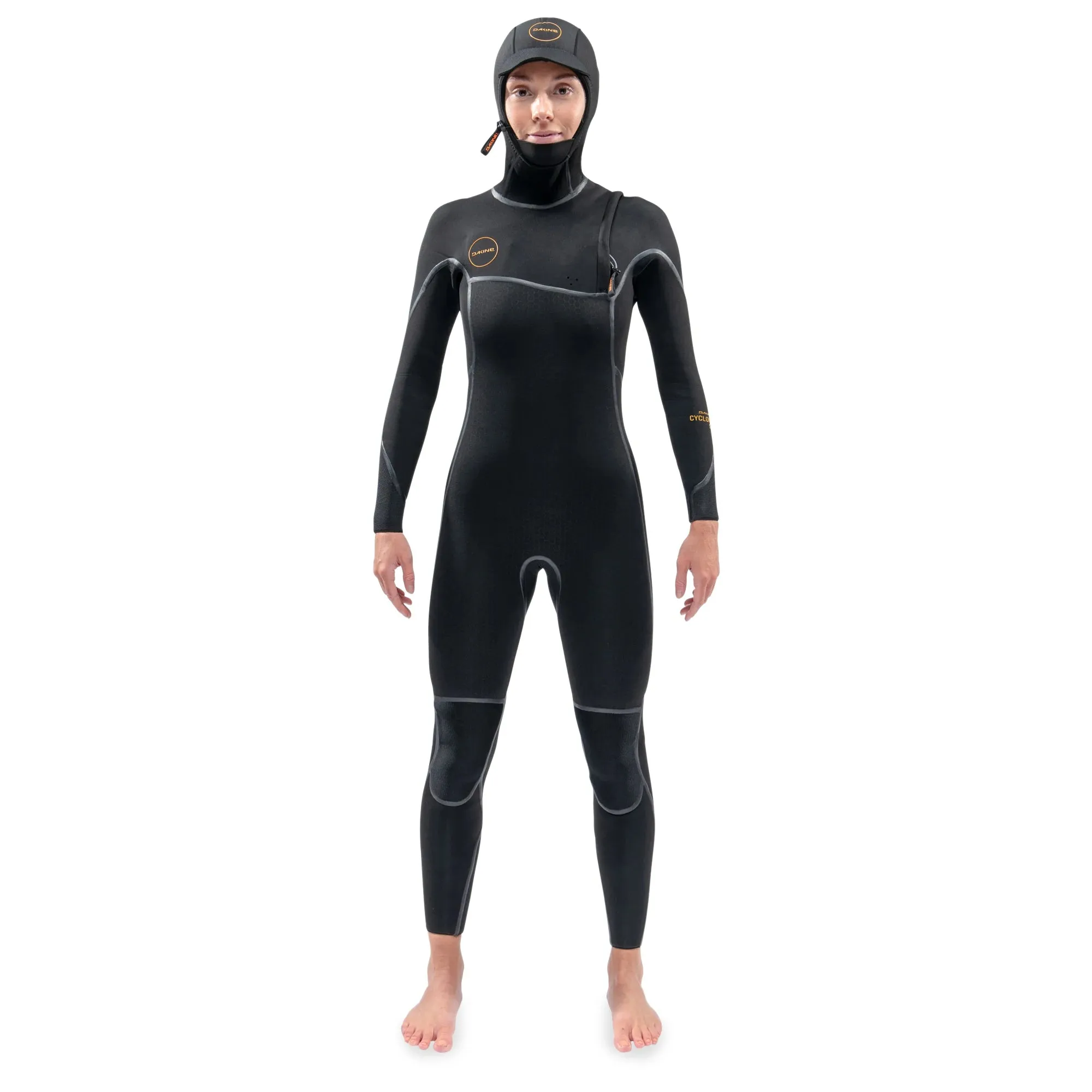 Dakine 5/4Mm Cyclone Hooded Women'S Wetsuit - Zip Free