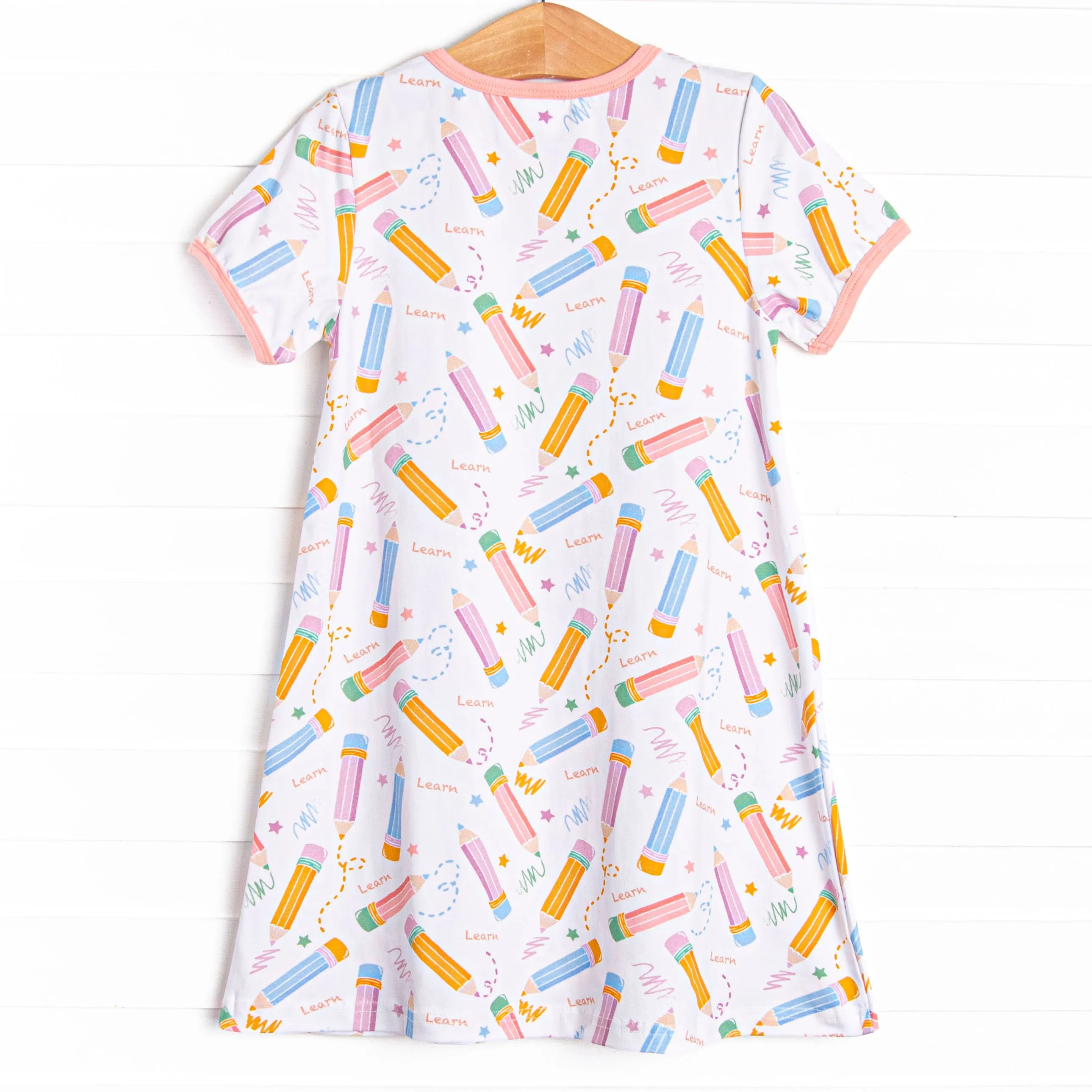 Daydream Doodles Dress, Pink