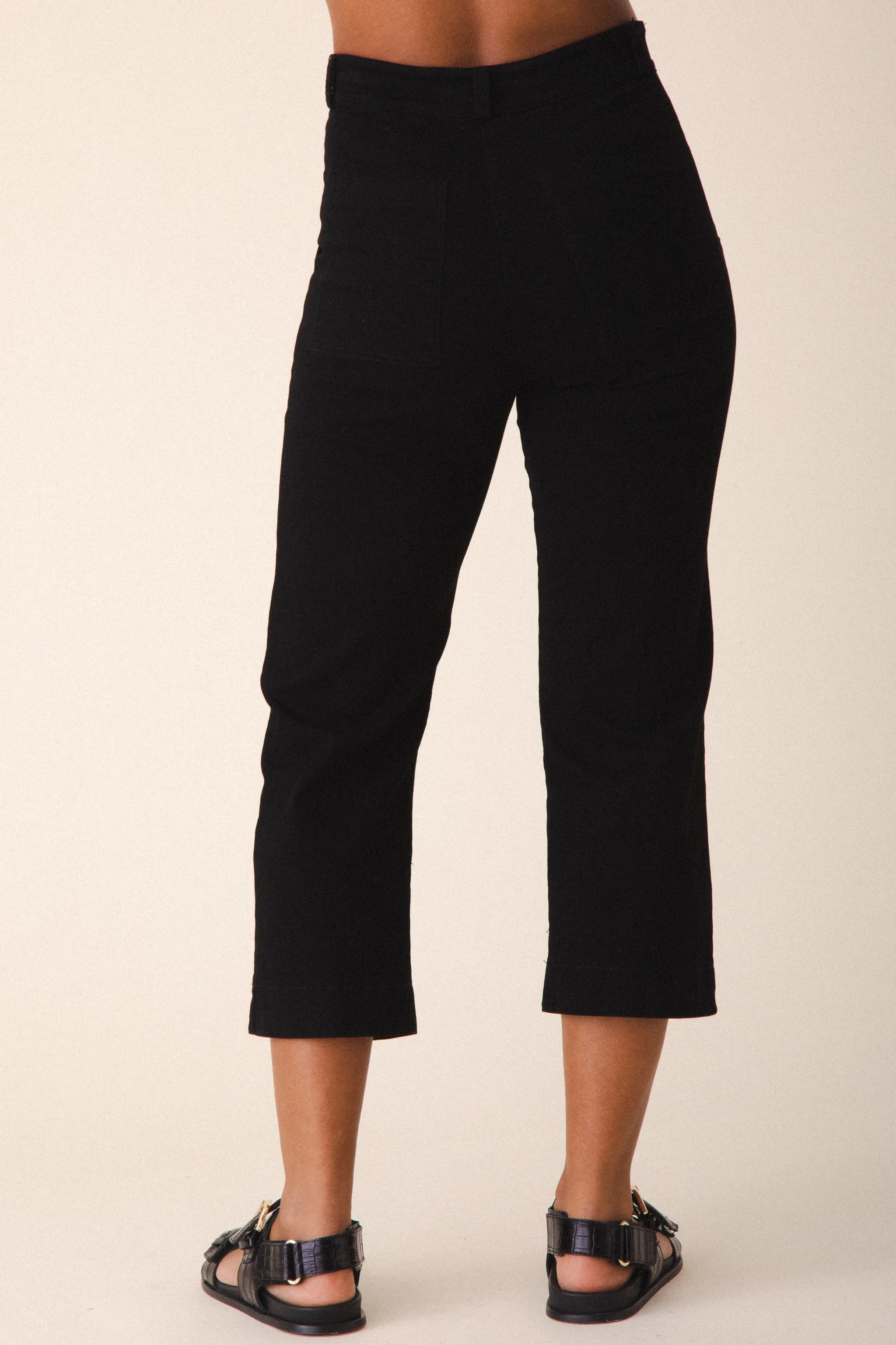 Denim Boiler Pant in Black