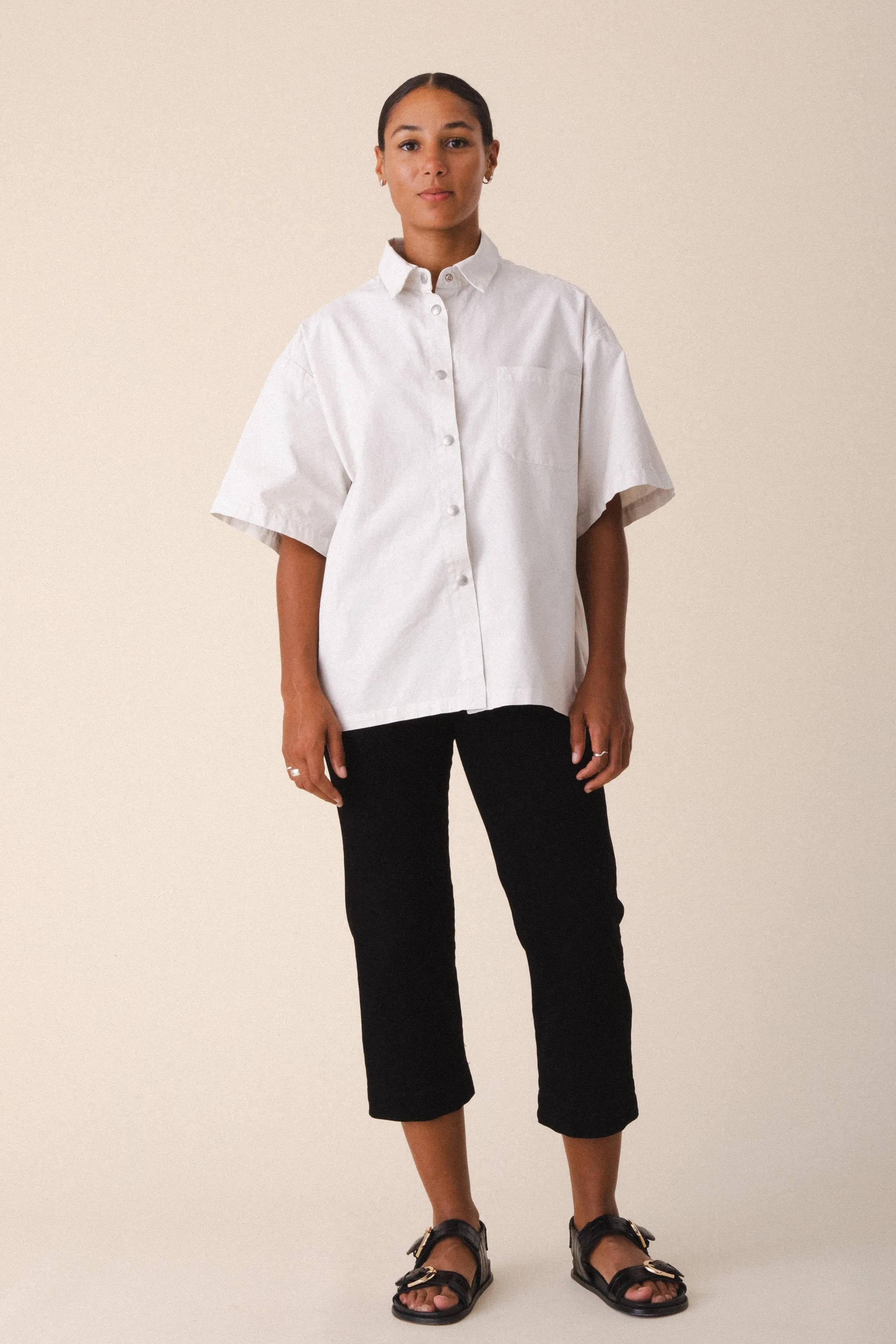Denim Boiler Pant in Black