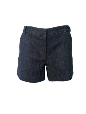 DEREK LAM Women's Indigo Pockets Shorts #DL159 42 NWT