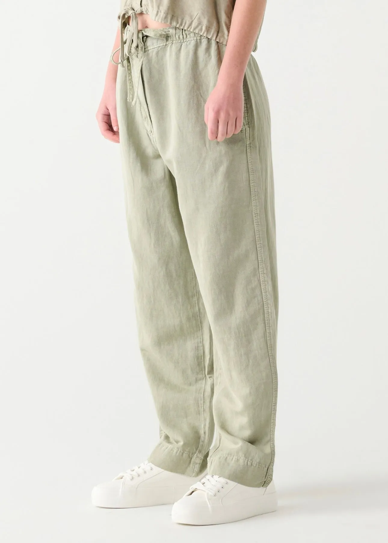 Drawstring Straight Leg Pant