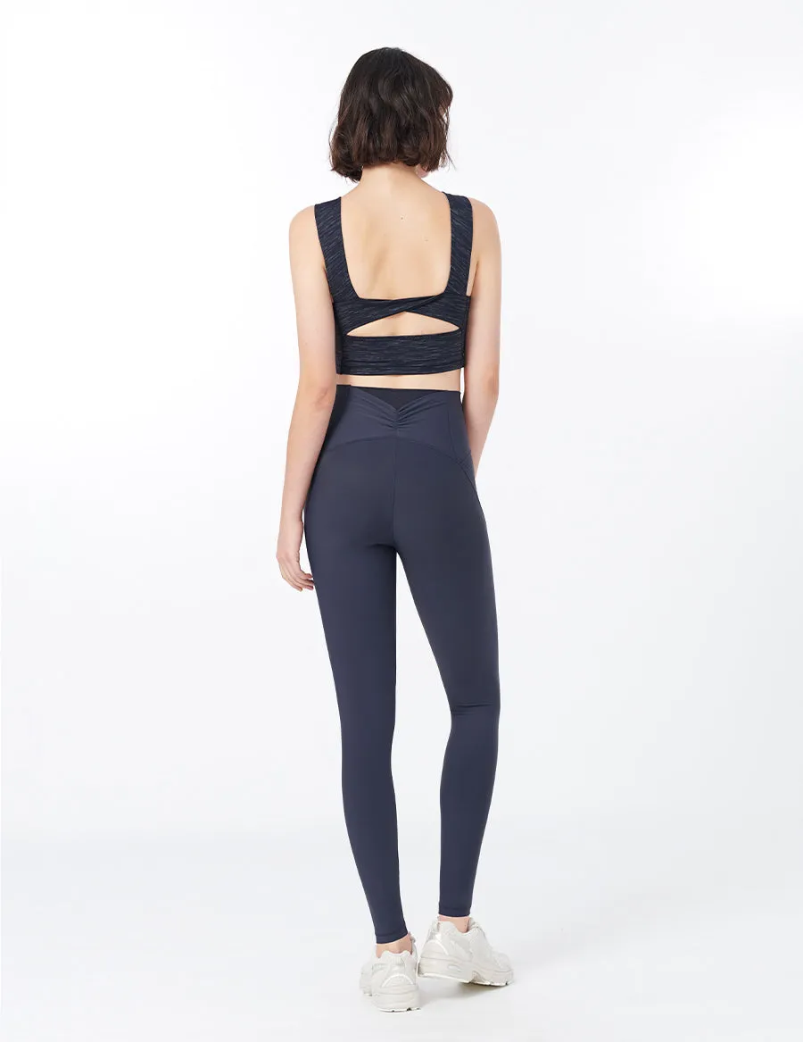 easyoga LESPIRO Concentrate Tights - B08 Ink Blue