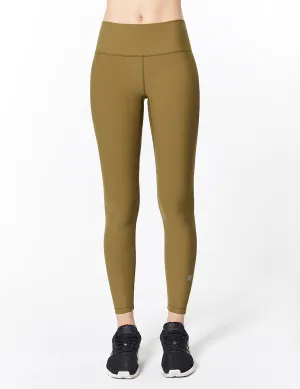 easyoga LESPIRO Glossy Slim Tights1 - X10 Dead Leaf Green/Light Green