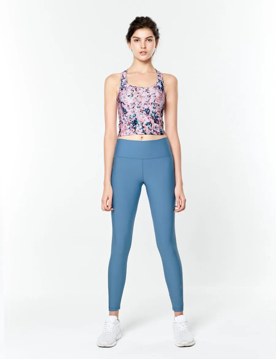 easyoga LESPIRO Glossy Slim Tights4 - B2 Blue