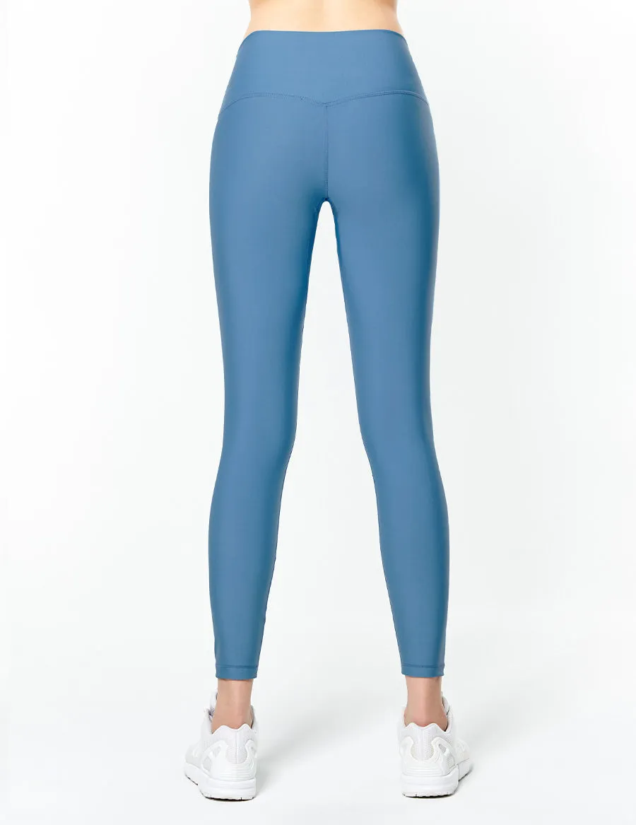 easyoga LESPIRO Glossy Slim Tights4 - B2 Blue