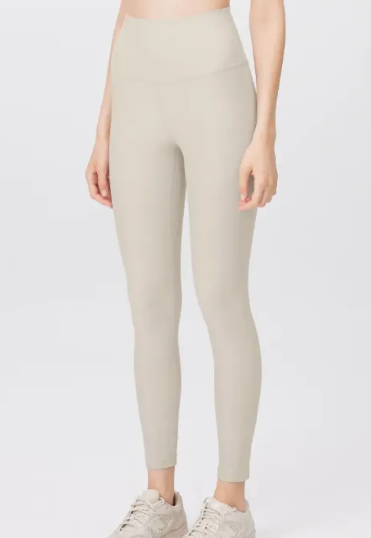easyoga LESPIRO Glossy Slim Tights7 - C9 Light Brown