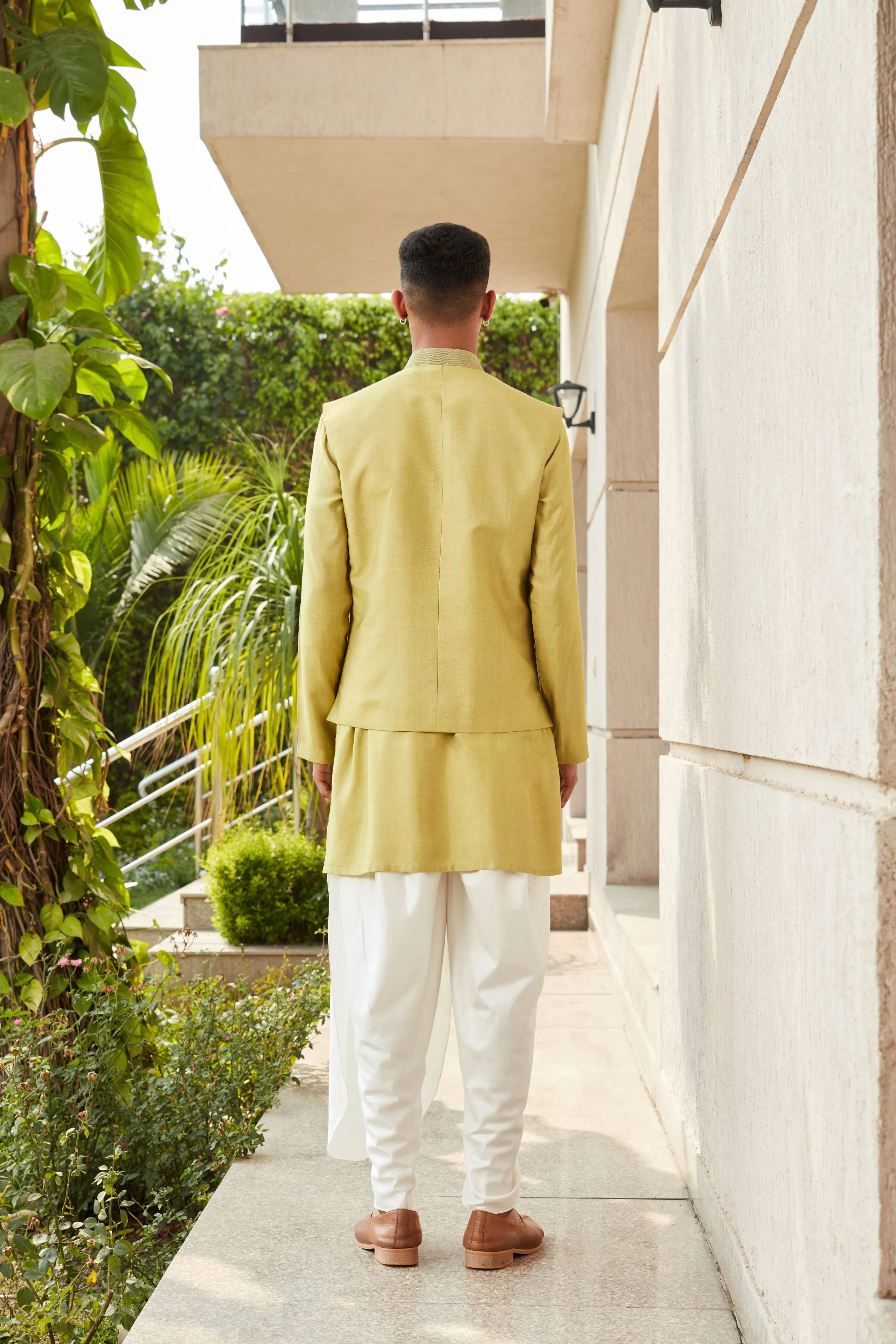 Emir Nehru Jacket with Kurta and Pants Set