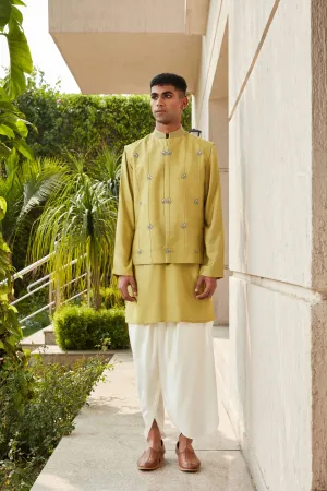 Emir Nehru Jacket with Kurta and Pants Set