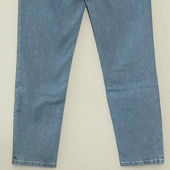 Everlane NWT The Curvy Cheeky Jeans Size 23 in Sky Blue High Rise