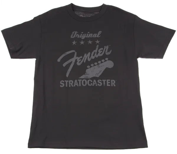 Fender Original Strat T-Shirt, Charcoal, XL