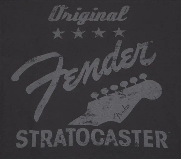 Fender Original Strat T-Shirt, Charcoal, XL