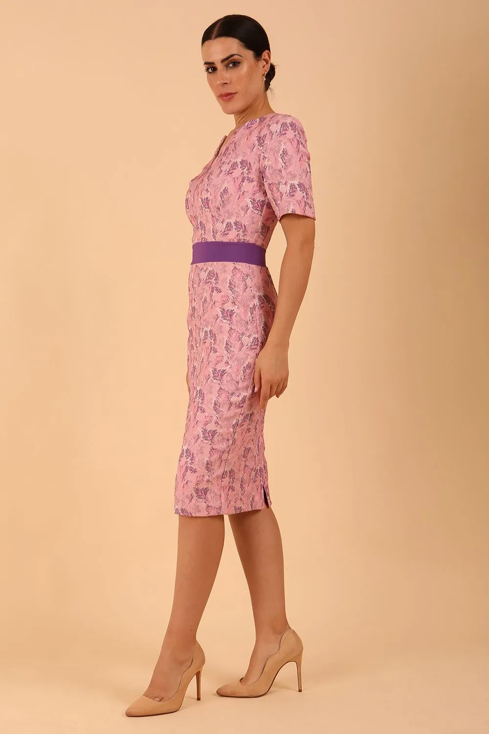 Floella Jacquard Dress