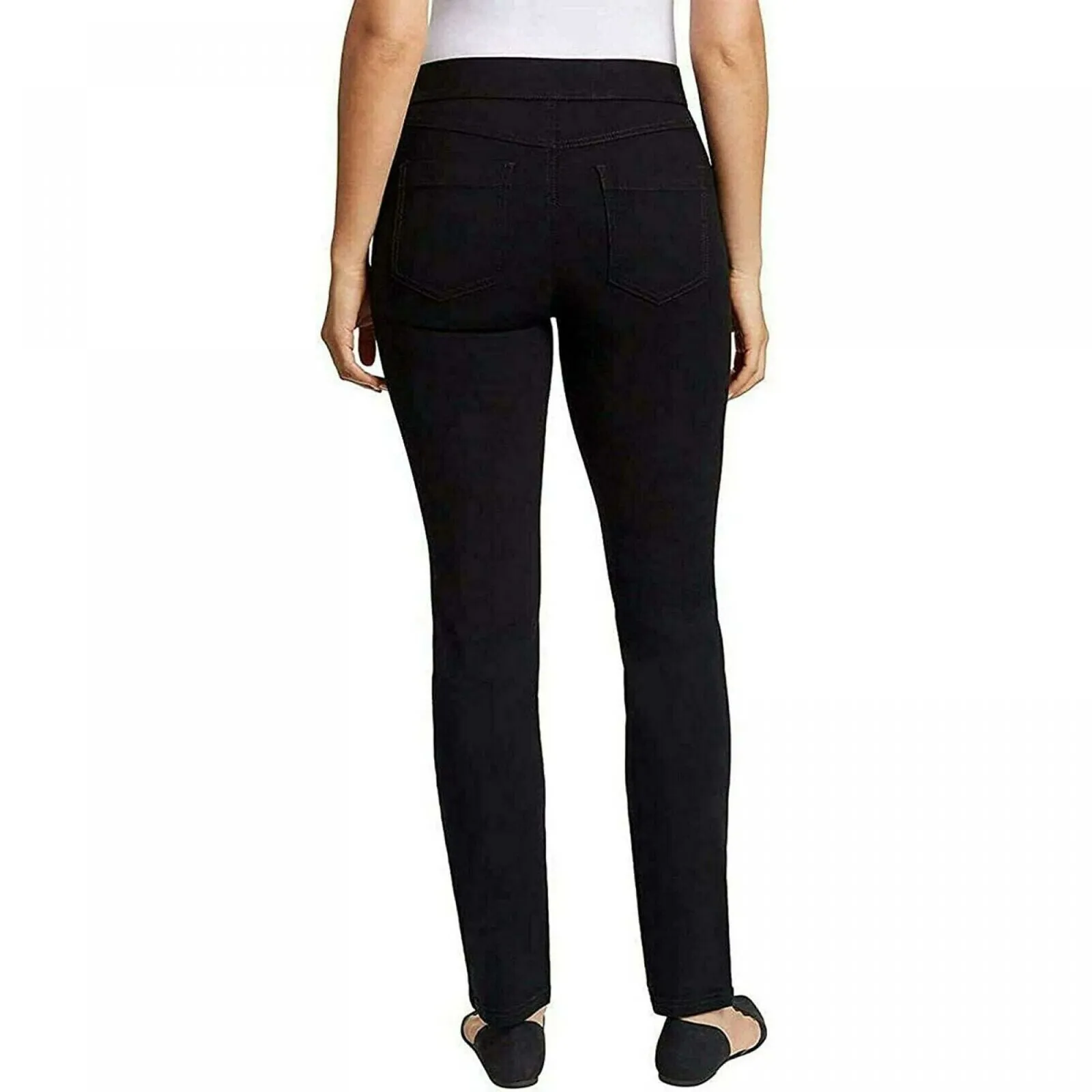 Gloria Vanderbilt Women's Zoey Pull On Straight Leg Trouser Pants