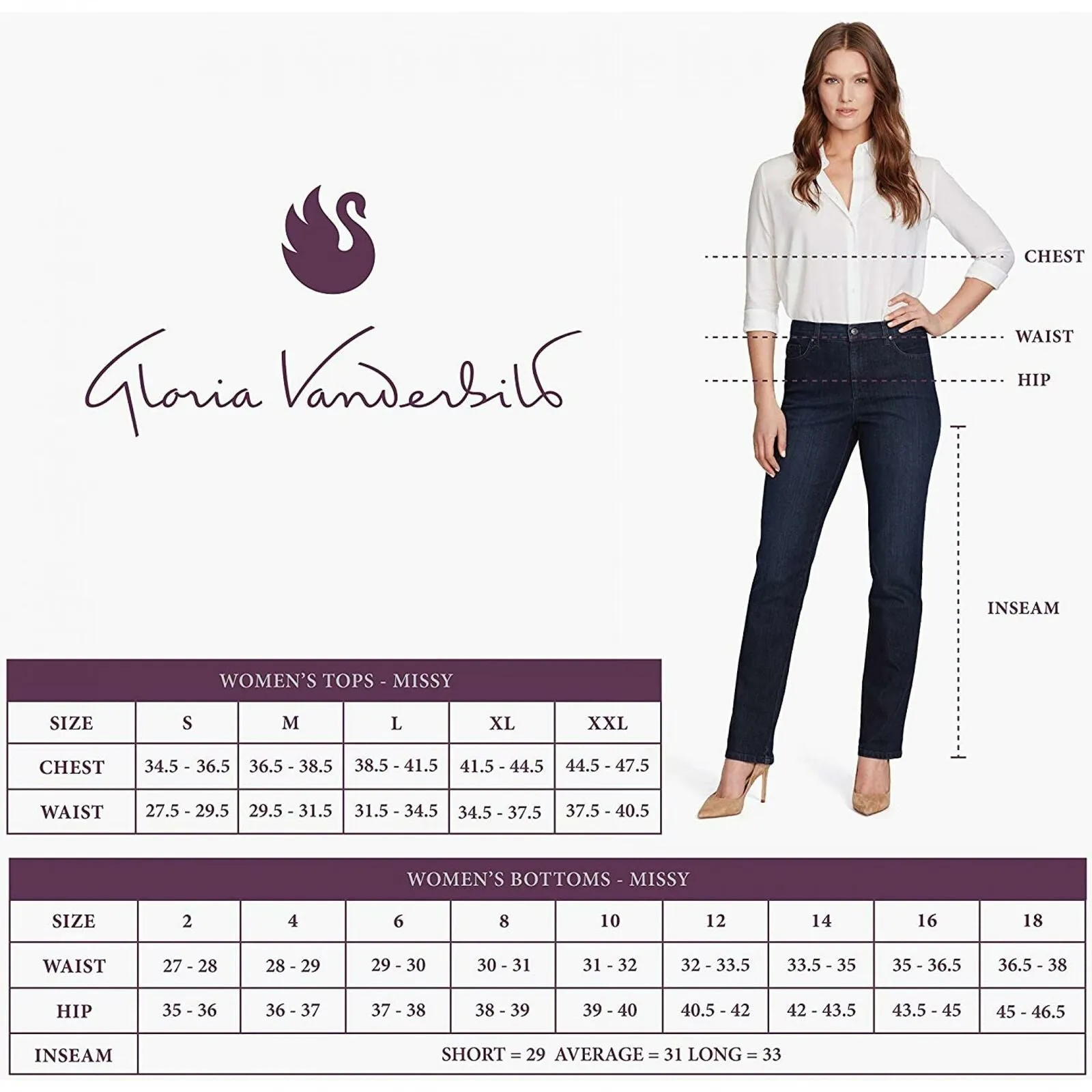 Gloria Vanderbilt Women's Zoey Pull On Straight Leg Trouser Pants
