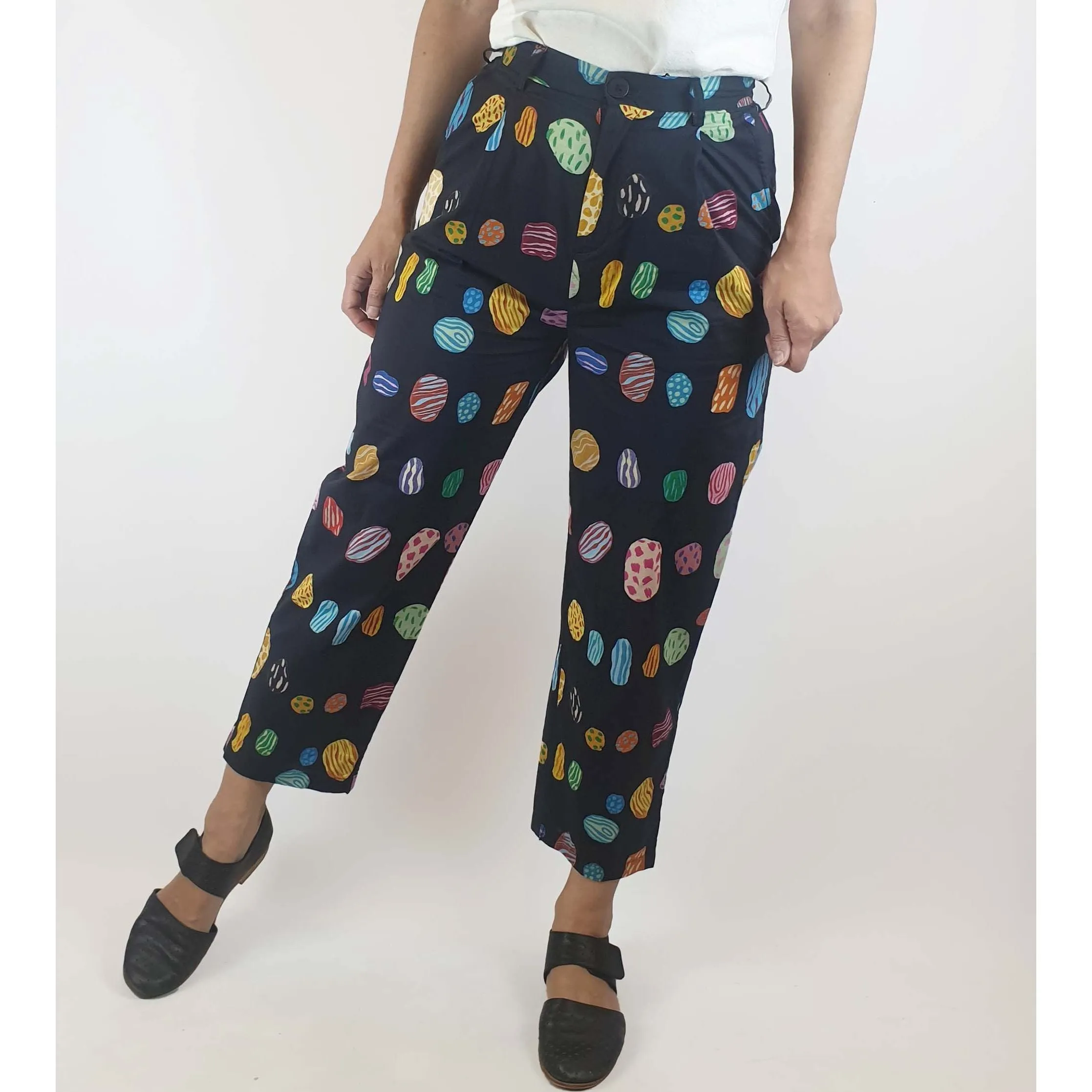 Gorman x Mireia Ruiz preloved straight leg pants size 8