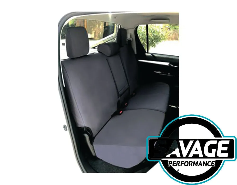 HULK 4x4 - Rear Seat Covers Suitable for Toyota Landcruiser