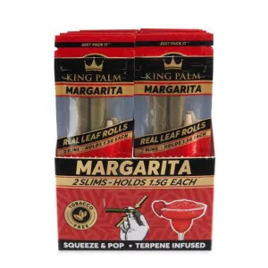 King Palm Slim Cones 2 Cone Per Pack - Margarita - (20 Count Display)