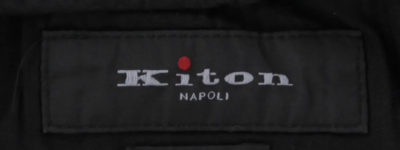 Kiton Charcoal Gray Pants