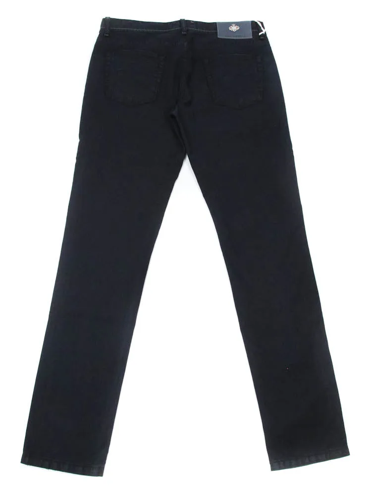 Luigi Borrelli Midnight Navy Blue Pants - 33 US / 49 EU