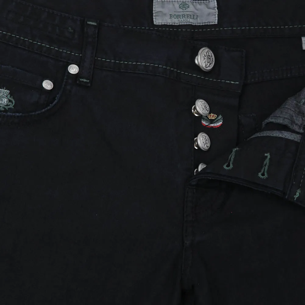 Luigi Borrelli Midnight Navy Blue Pants - 33 US / 49 EU