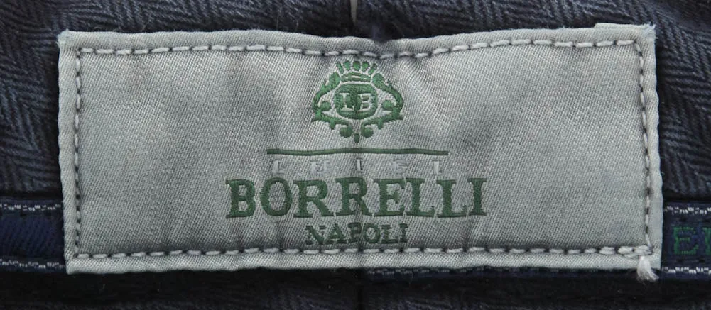 Luigi Borrelli Navy Blue Pants - 31 US / 47 EU