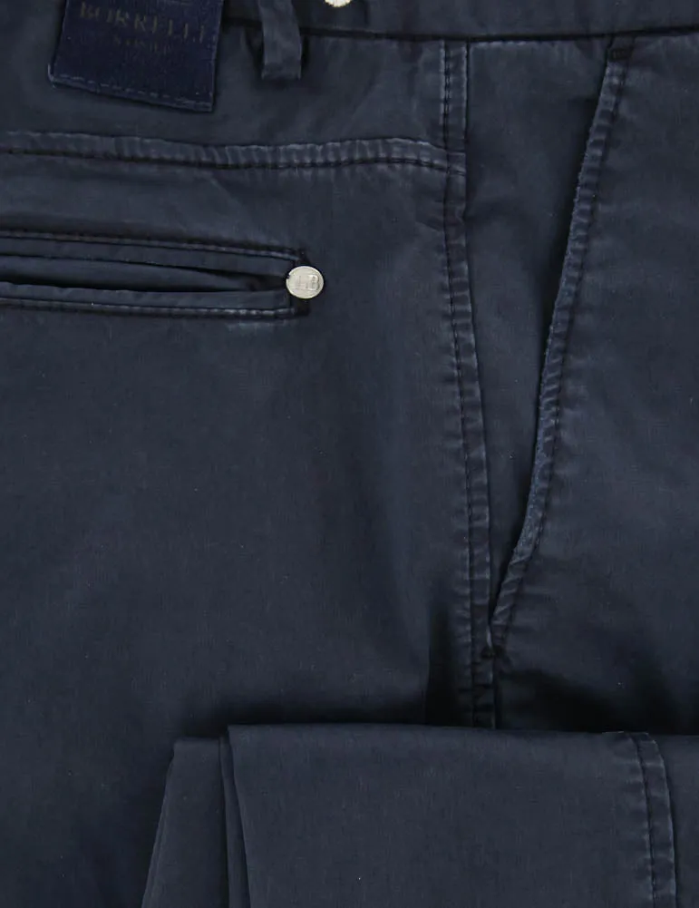 Luigi Borrelli Navy Blue Pants - 31 US / 47 EU