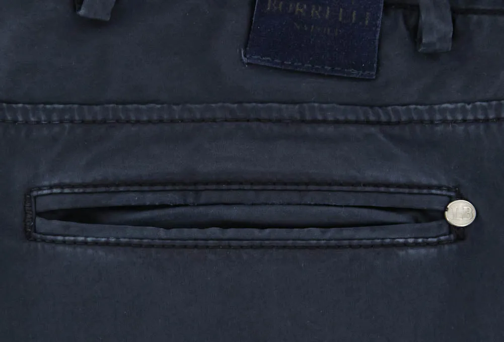Luigi Borrelli Navy Blue Pants - 31 US / 47 EU