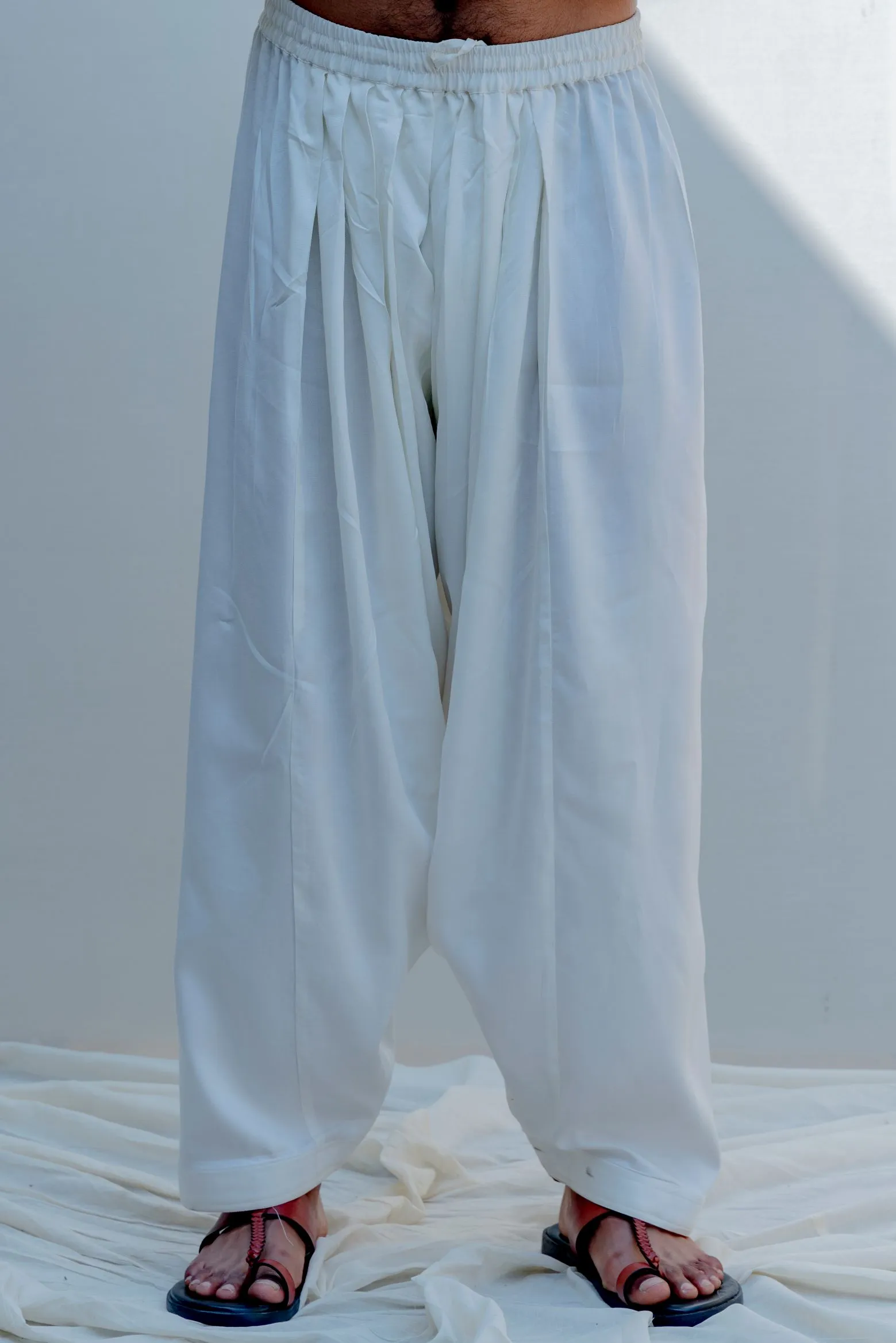 Maasai- Off White Overlapped Cross Embroidered Jacket With Kurta Set