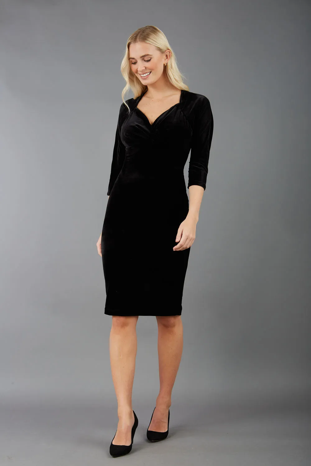 Madelyn Velvet Pencil Dress