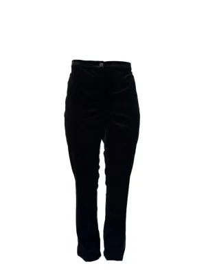 Marina Rinaldi Women's Black Regola Straight Leg Pants NWT