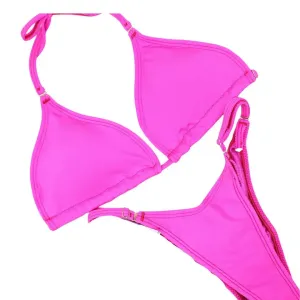Matte Pink Fit Model Competition Suit