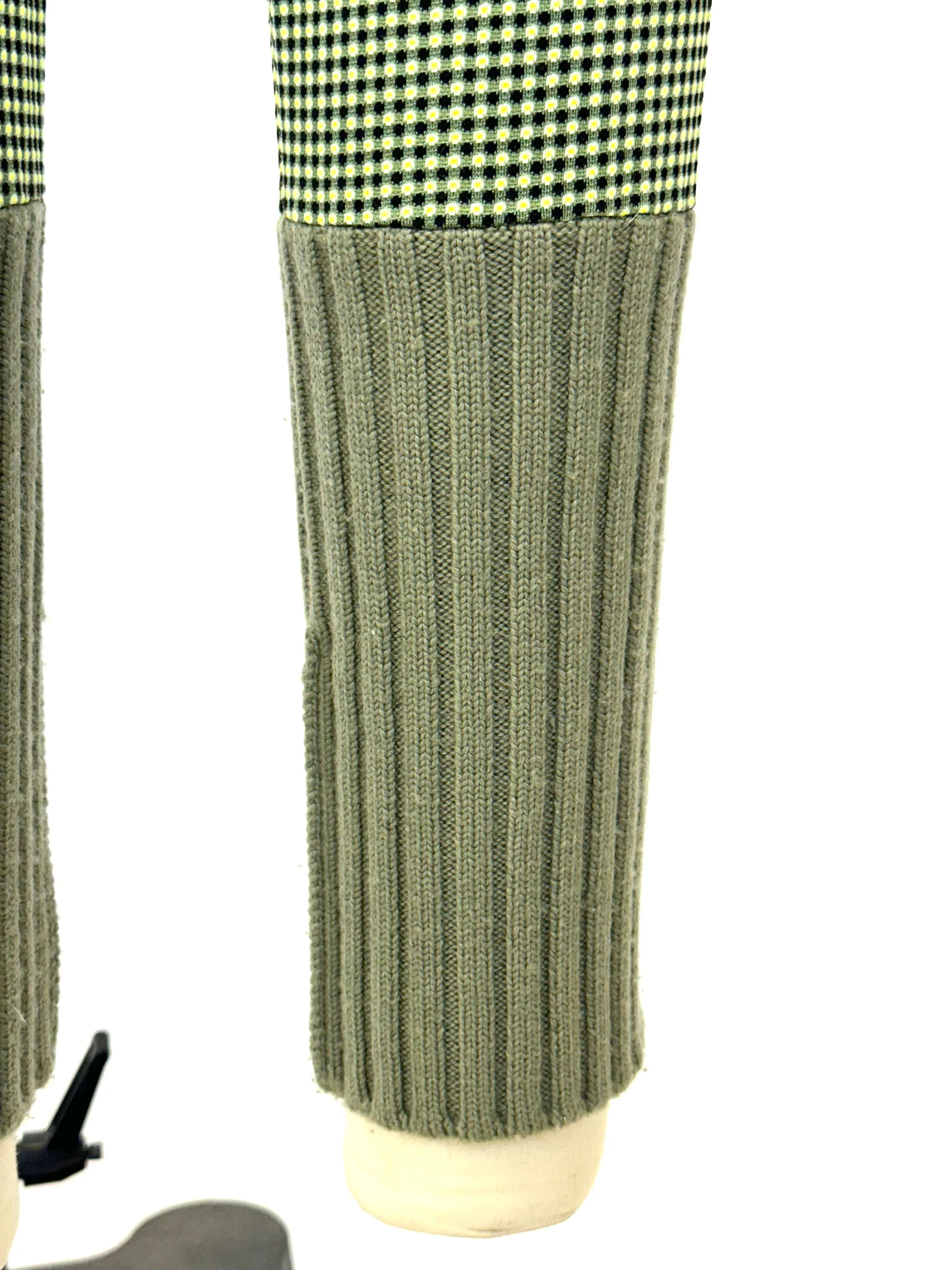 Miu Miu Neon Gingham Pants