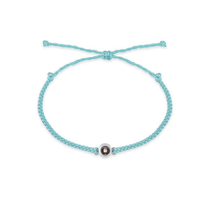 Personalized Circle Design Photo Bracelet – Customizable Gift