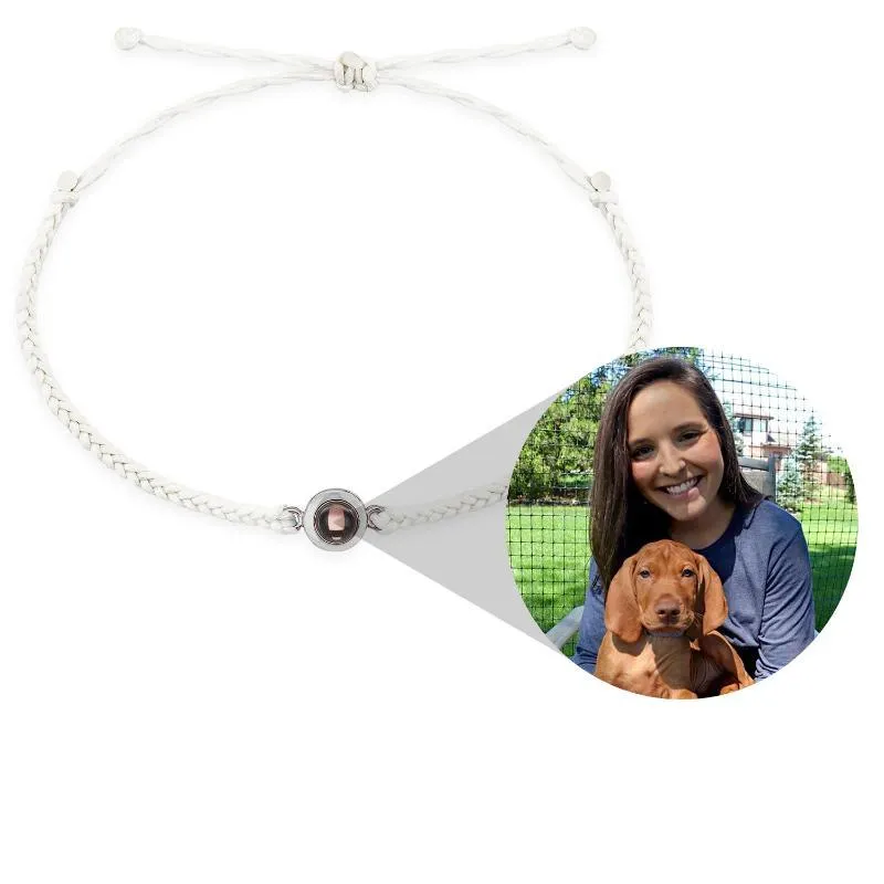 Personalized Circle Design Photo Bracelet – Customizable Gift